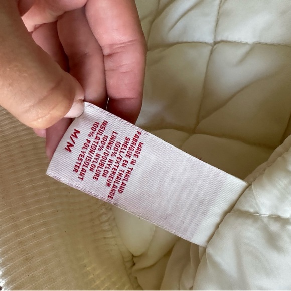 Vintage Guess Jeans Off White Bomber Jacket - Picture 5 of 7